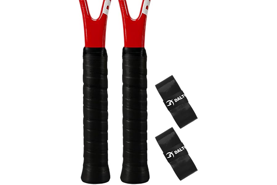 CENSIVI Racquet Grip - Replacement Racket Grip Tennis/Badminton/Squash Rackets Overgrip Anti Slip Perforated Absorbent Handle Grips