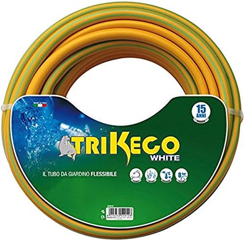PIPE GARDEN WATERING meshed FLEXIBLE TRIKECO WHITE 5/8 "X 15 MTL.