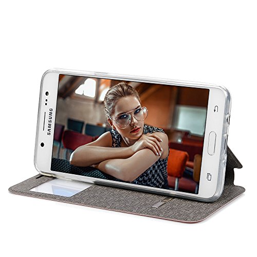 Samsung Galaxy J5 2016 H  lle Galaxy J5  2016  Wallet Case YOKIRIN PU Leder Wallet Case Folio Schutzh  lle Tasche Handytasche Schale Handycover Ledert