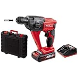 Gummigriffzone mit Softgrip Pack Pneumatischer Bohrhammer te-hd 18 Li, 2 Akkus 2 Ah Einhell
