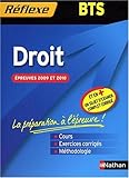Image de DROIT BTS MEMO REF N25 2009