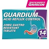 GUARDIUM Tablets Heartburn and Acid Reflux Control by Gaviscon, Pack of 14