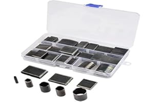JULIYEH NA Juego de 52 piezas de piel para manualidades de piel, perforación, herramienta de perforación para cuero, herramienta de corte para artesanía de cuero