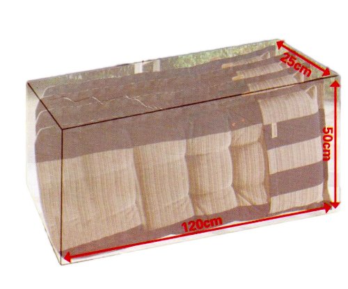 Preisvergleich Produktbild Hochwertige Allwetter Kissen Auflagen Schutzhülle Grau 356249