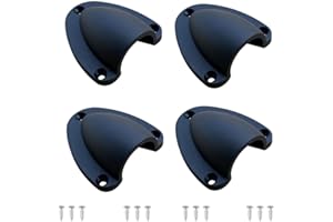 Berfi Life Marine Wire Cable Vent Cover with 3 Screws, Plastic Clamshell Vent Clam Shell Vent Cover for Boat Yacht