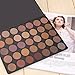 Makeup Glitter Eyeshadow Palette, Lover Bar 35 Colour Shimmer Matte Neutral Warm Glow Earthy Tone Smooth Sleek Smokey Eye Shadows Kit Waterproof Pigment Pallet 6pcs Powder Eyebrow Make Up Brushes Set