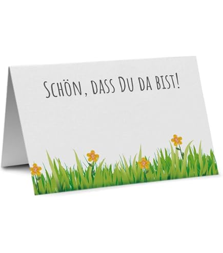 Elegante Tischkarten Mit Tulpen-Motiv Und UV-Lack – Perfekt Für Hochzeiten, Geburtstage Und Weihnachten