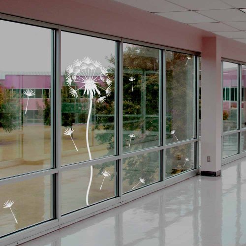 Pusteblume – 100 x 30cm – Glasdekor - 2