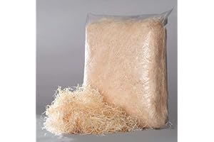 Träull naturfärger, fyllningsmaterial för paket, frakt, kartonger, presentkorgar, påskbomaterial – (2 kg)