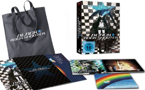 Preisvergleich Produktbild Black Rock Shooter - Die komplette Serie (Insane-Tote-Bag-Edition)