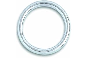 Chapuis VAS2 Confezione di 4 anelli saldati - Acciaio zincato - Diametro del filo 3,4 mm - Diametro interno 25 mm