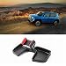 Produktbild LITTOU Handyhalter ABS Auto Dash 360 Grad Drehen mit Aufbewahrungsbox GPS Halter Auto Mobile Stand Kit für Renegade 2015 2016 2017 (SCHWARZ & ROT)