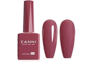 ‎CANNI CANNI UV Negellack Natur rote Bohnen Gellack Gel UV Nail Art Klassischer und All MatchStil Soak Off Gelnagellack für UV Lampe