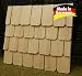 Produktbild WeWi 100 Stück Dachschindel, handgeschlagen, naturfarben 4x2,3x0,3cm - Krippen