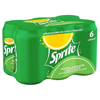 Coca-Cola Sprite Canettes 6 x 33 cl