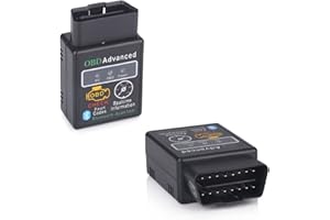 Erisin OBD2 Adaptador de Lector de código Bluetooth Coche OBDII Herramienta de escáner de diagnóstico para Dispositivo Android