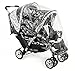 Chic 4 Baby Duo Twin Pushchair with carrycot / rain hood available in various Colours.