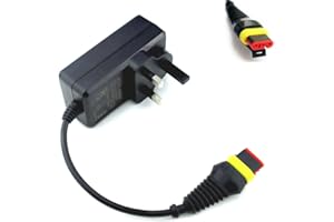 ENJOY-UNIQUE 28 V 1.3A Adapter Charger Power Supply Cord Compatible with Husqvarna Automower 105 305 310 315X 40X 415X 2016+,Gardena 2016+/Sileno 2018+/Robotic McCulloch Rob R600 Lawn Mower, UK PLUG