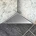 Produktbild HOMFA Edelstahl Duschablauf Eck-Duschablauf Bodenablauf dreieckig Duschrinne Edelstahl ecke Duschrinne 200X200mm