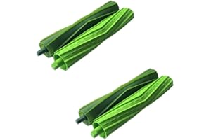 MIRTUX 2 x Zestaw rolek ściągających Kompatybilny z Roomba E5 i7 e5154 e5158. Zestaw akcesoriów zamiennych do pędzla centralnego ekstraktora E5 E6 i7 i7+ j7 j7+. Części zamienne z gumowymi szczotkami