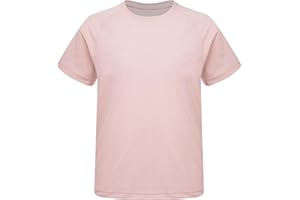 Fldy Kinder Mädchen Sport Tshirt Kurzarm Schnelltrocknendes Laufen Workout Yoga Top Atmungsaktiv Regular Fit