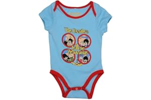 Générique The Beatles Yellow Submarine Official Portholes 0TB 24 Months Size Medium (6-9 months), Light Blue, One Size, Light Blue