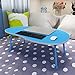 Produktbild Laptoptisch Faltbarer Laptop-Bett-Tisch Für Spiel, Laptop-Schreibtisch, Schreibtisch, Schreibtisch, Kind-Frühstückstablett, Beweglicher Stehtisch, Notizbuch-Stand-Sofa-Tisch, Studien-Schreibtisch, Vielzweck Im Schlafsaal, Haus (faltbar, Größe: 80 * 50 * 28cm) ( Farbe : B )