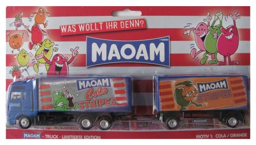 Preisvergleich Produktbild Maoam Nr. - Cola & Orange Stripes - Man - Hängerzug