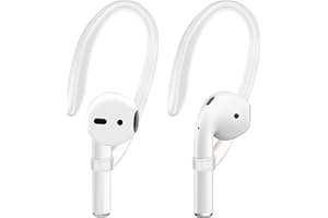 ICARER - Ganchos de oído para AirPods 1 AirPods 2 AirPods 3 AirPods Pro/Pro 2, Auriculares Deportivos para Apple AirPods 1 AirPods 2 AirPods 3 AirPods Pro/Pro 2-Transparente