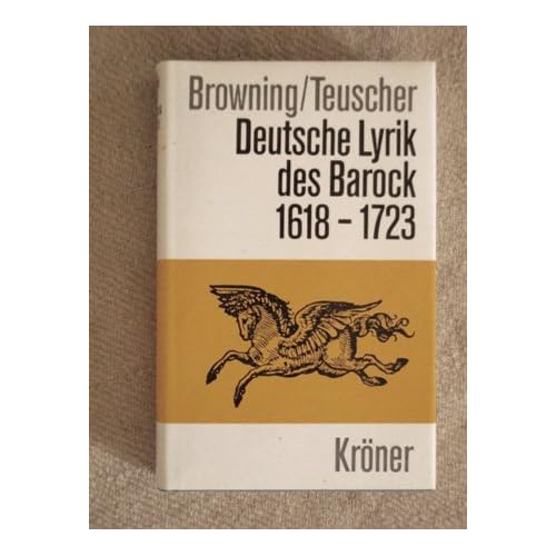[PDF] Download Deutsche Lyrik des Barock 1618-1723 Kostenlos
