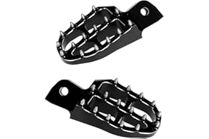 JANICE MONKEY 125 Accessories 3D Spiked Front Footrest Foot Pegs Compatible with MONKEY 125 2018-2025 GROM MSX125 2014-2025 Z125MA Motorcycle Parts Aluminum Footrests Pedals Motorbike Foot Rests Pegs Black