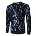 Produktbild Quaan Herbst Winter Herren Gedruckt zur Seite Fahren Sweatshirt Oben Abschlag Outwear Bluse Geschäft Beiläufig Sport Rom Beiläufig Abendessen Mantel Sport warm gemütlich Retro Klassisch Windjacke
