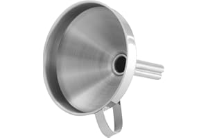 Fackelmann 40428 Entonnoir de cuisine, entonnoir inox, entonnoir, Acier inoxydable, 10 x 11 cm