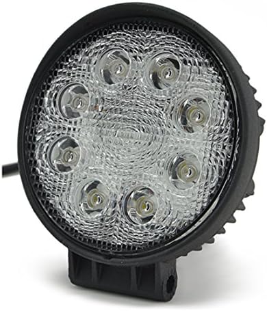 Toptree 4'' 12V 24V 24W Round 24W LED Work Lamp Led Flood Light Spot