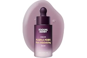EQQUALBERRY Purple PDRN Pore Minimising Serum - Vegan Collagen & Peptides for Pore Refining & Skin Elasticity | Niacinamide & CICA Exosome for Calming | Korean Glass Skin, 30 ml