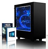 VIBOX Warrior 4.101 Gaming PC Computer mit War Thunder Spiel Bundle, Windows 10 OS (4, 1GHz AMD FX 6-Core Prozessor, Radeon RX 560 Grafikkarte, 32Go DDR3 1600MHz RAM, 3TB HDD)