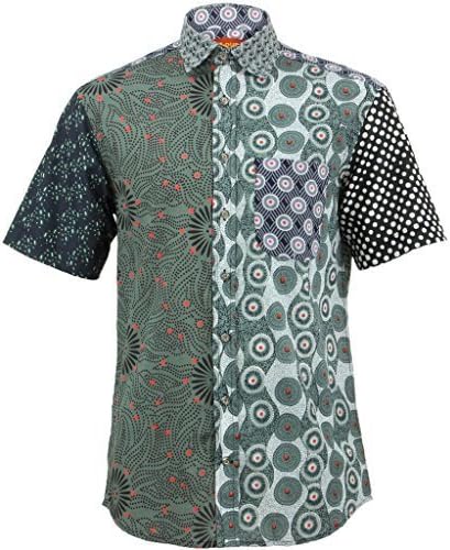 Loud Originals Regular Fit Short Sleeve Shirt - Grey Mix (18.5" / XX-Large)