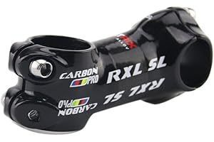 RXL SL Potence Carbone vélo Route 25.4, Fibre de Carbone+flliage d'aluminium Potence VTT 25.4 * 50/60/70/80mm