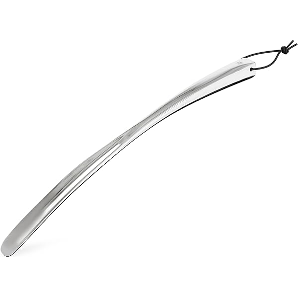 Wzyyee 21 In Long Shoe Horn With Handle For Seniors Metal Shoehorn With Small Travel