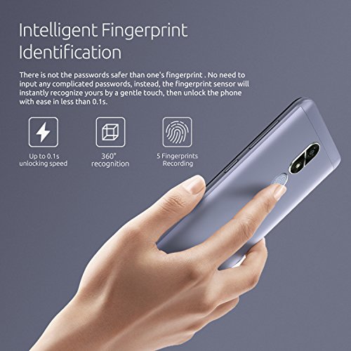 CUBOT R9 In Offerta Smartphone Ultra Sottile 5 Pollici Touch Display, Android 7.0 Telefono Cellulare, 2GB + 16GB, 13MP Fotocamera Posteriore 5MP Fotocamera Frontale, Sensore dell'Impronta Digitale 0.1s, Supporto GPS, Bluetooth BLU [CUBOT UFFICIALE]