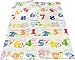 Babies-Island A 2 Piece Bedding Set Pillowcase+Duvet Cover For Baby Toddler To Fit Cot/Cot Bed - NUMBERS (90x120 cm)