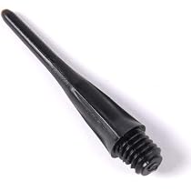 Lot De 300 Pointes De Fléchettes En Plastique Noir – Longueur 27 Mm, Filetage 4,5 Mm, Pour Fléchettes électroniques