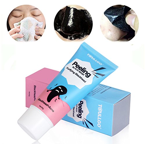 Schwarzen Maske, Gesichtsmasken Schwarz, Black Head Maske, Mitesser Maske Mitesser Entferner Tiefenreinigung Pore Mitesser Entfernen Mitesser Peel Off Maske Akne Maske Reinigungsmaske Reinigungsmaske Mitesser (60ml) - 2
