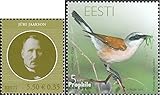 661,666 (kompl.Ausg.) Prophila Collection Estland 661,666 (kompl.Ausg.) 2010 Kukk, Neuntöter (Briefmarken für Sammler) Vögel