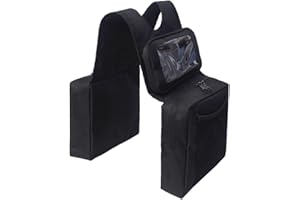 JNNJ Borsa Da Sella per Moto, Laterali Impermeabili Universali, Borsa per Serbatoio Carburante per Motoslitta ATV Dirt Bike Di Grande Capacità Con Lunga Durata
