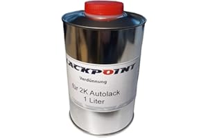 LACKPOINT 1 litro di diluente per 2 componenti vernici per verniciare, diluire e pulire.