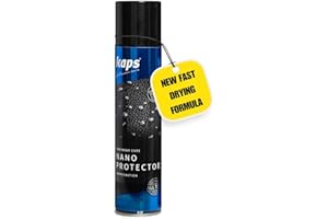 ‎KAPS Kaps Nano Protector Imprägnierspray für Leder, Nubuk, Wildleder, Textilien und TEX-Materialien. Nässe- und Schmutzabweisend