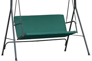 Ferocity Ersatz-schaukelsitzbezug für Hollywoodschaukel | 93 x 120 cm | Cordura Stoff Sitzbezug für Garten Schaukel Stuhlbezug | Wetterbeständig | 2-sitzer für den Außenbereich | Grün [101]