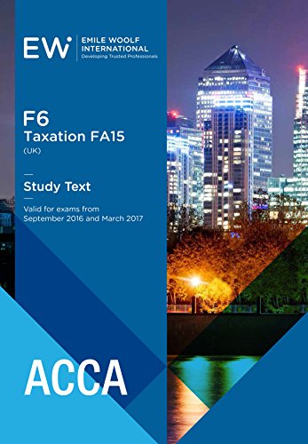 Download ACCA F6 (UK) Taxation FA15 -2016-17 Download ACCA F6 (UK) Taxation FA15 -2016-17