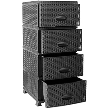 Kommode Rattan Optik - Kommode Vintage